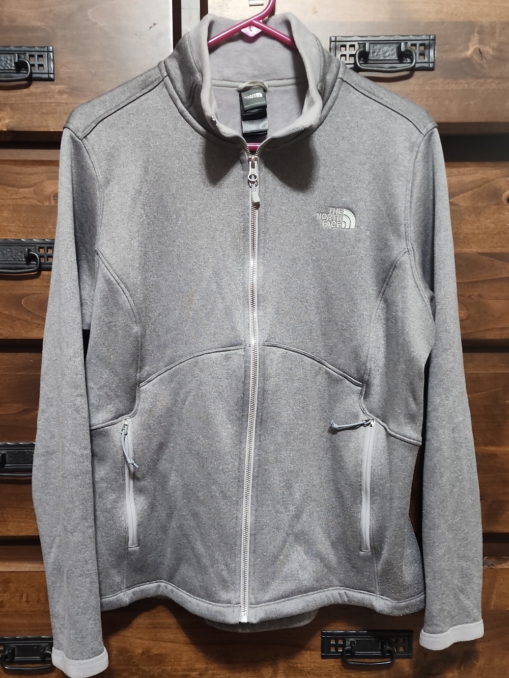 The North Face Women's Gray Full-Zip Fleece Jacket - Picture 8 of 8